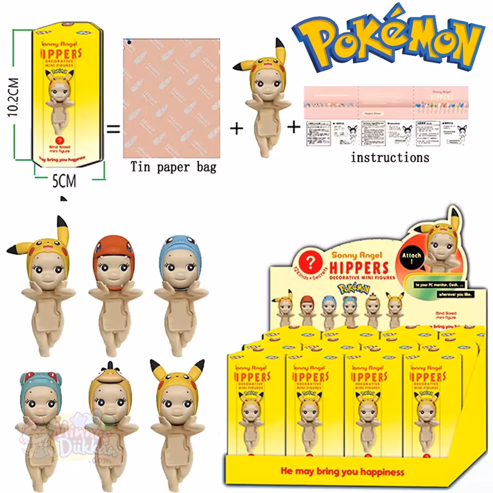 Sonny Hippers Pokemon Mini Figür 12li paket