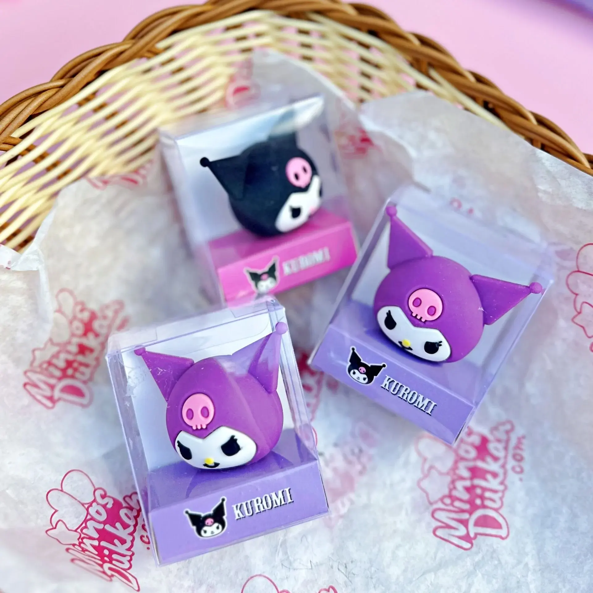 Kuromi 3D Şekilli Kalemtıraş- 24lü