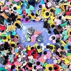 Jibbitz Crocs Terlik Süsü - Karışık Desen 100 Adet