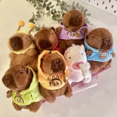 Capybara Peluş Oyuncak Anahtarlık - 6 adet