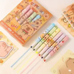 Capybara 6lı Fosforlu Kalem