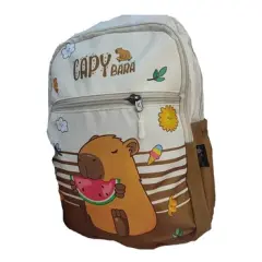 Capybara 3lü Sırt Çantası Set - Vizon